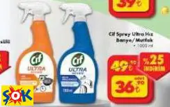 Cif Sprey Ultra Hız Banyo/Mutfak Cif Sprey Ultra Hız Banyo/Mutfak