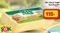 Mis Yarım Yağlı Tost Peyniri Mis Yarım Yağlı Tost Peyniri