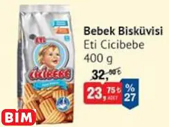 Eti Cicibebe Bebek Bisküvisi