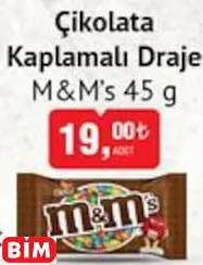 M&M’S  Çikolata Kaplamalı Draje
