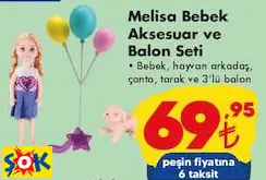 Melisa Bebek Aksesuar Ve Balon Seti Oyuncak