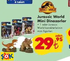 Jurassic World Mini Dinozor Oyuncak