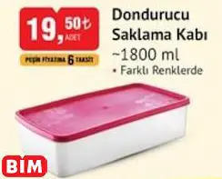 Dondurucu  Saklama Kabı