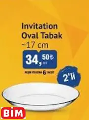 Paşabahçe Invitation Oval Tabak