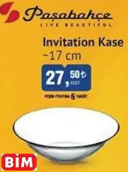 Paşabahçe Invitation Kase