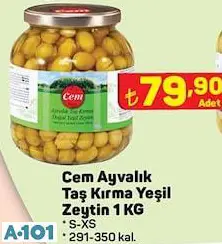 Cem Ayvalık Taş Kırma Yeşil Zeytin