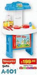 fisher price şefin mutfak seti