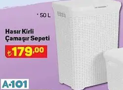 Hasır Kirli Çamaşır Sepeti