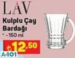 Lav Kulplu Çay Bardağı