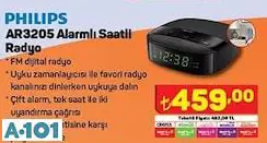 Philips Alarmlı Saatli Radyo