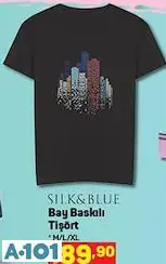 Silk&Blue Erkek Baskılı Tişört