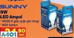 Sunny 9W Led Ampul