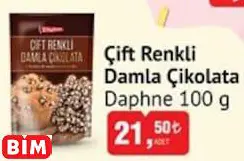 Daphne   Çift Renkli  Damla Çikolata