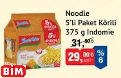 Indomie Noodle  5’Li Paket Körili