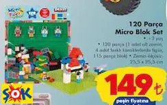 120 Parça Micro Blok Set