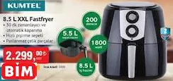 Kumtel 8.5 L XXL Fastfryer Kumtel 8.5 L XXL Fastfryer