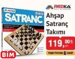 Redka Ahşap Satranç Takımı