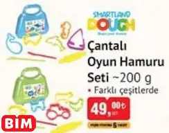 Smartland Dough Çantalı Oyun Hamuru Seti ~200 G