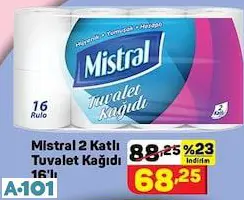 Mistral 2 Katlı Tuvalet Kağıdı