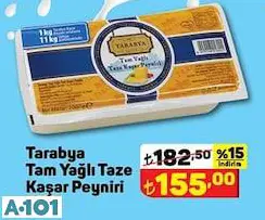 Tarabya Tam Yağlı Taze Kaşar Peyniri