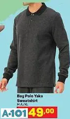 Polo Yaka Tişört Sweatshirt