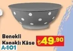 Benekli Kapaklı Kase