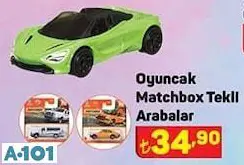 Oyuncak Matchbox Tekli Arabalar