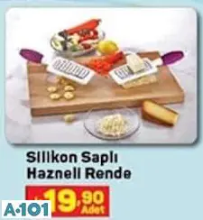 Silikon Saplı Hazneli Rende