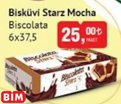 Biscolata  Bisküvi Starz Mocha