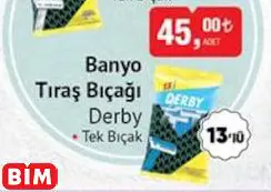 Derby Banyo Tıraş Bıçağı Derby Banyo Tıraş Bıçağı
