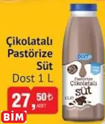 Dost Çikolatalı Pastörize Süt Dost Çikolatalı Pastörize Süt