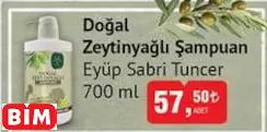 Eyüp Sabri Tuncer   Doğal  Zeytinyağlı Şampuan