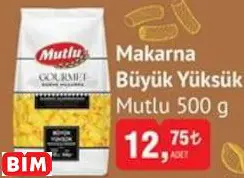 Mutlu Makarna Büyük Yüksük Mutlu Makarna Büyük Yüksük