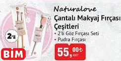 Naturalove Çantalı Makyaj Fırçası Çeşitleri Naturalove Çantalı Makyaj Fırçası Çeşitleri