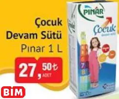 Pınar Çocuk Devam Sütü