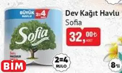 Sofia Dev Kağıt Havlu Sofia Dev Kağıt Havlu