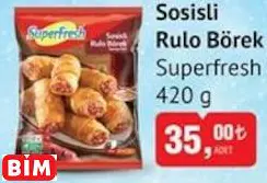 Superfresh Sosisli Rulo Börek Superfresh Sosisli Rulo Börek