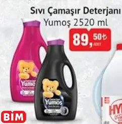 Yumoş  Sıvı Çamaşır Deterjanı