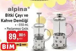 Alpina Bitki Çayı Ve Kahve Demliği