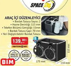 Space 24 Araç İçi Düzenleyici