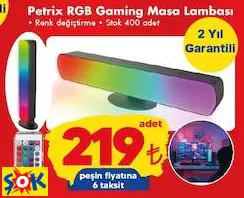 Petrix RGB Gaming Masa Lambası