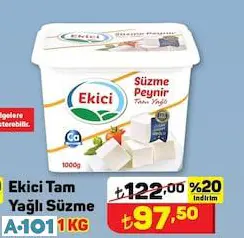 ekici tam yağlı süzme peynir