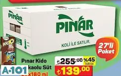 pınar kakaolu süt