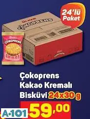 Çokoprens Kakao Kremalı Bisküvi