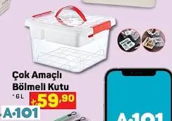 Çok amaçlı bölmeli kutu 6L Çok amaçlı bölmeli kutu 6L