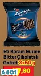 Eti Karam Gurme Bitter Çikolatalı Gofret