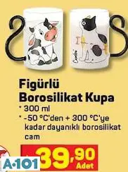 Figürlü Borosilikat Kupa Figürlü Borosilikat Kupa