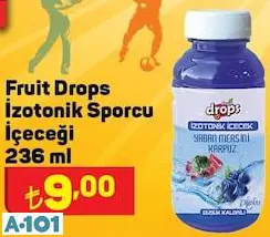 fruit drops izotonik sporcu enerji içeceği