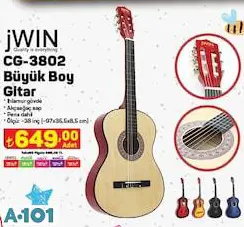 jwin büyük boy gitar jwin büyük boy gitar