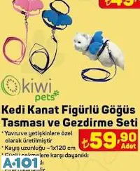 Kiwi Kedi Göğüs Tasması